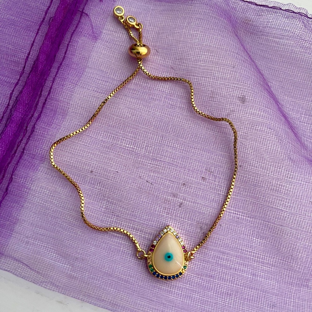 Evil Eye Gemstone Bracelet